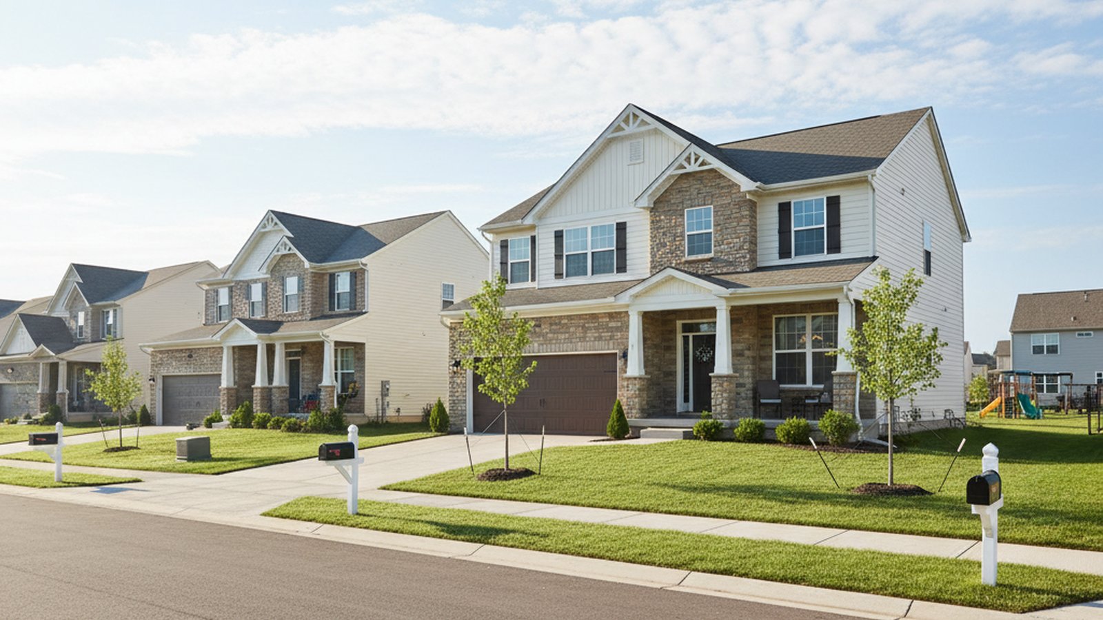 Emerald Springs, Center Grove, Indiana — neighborhood overview / signature landmark
