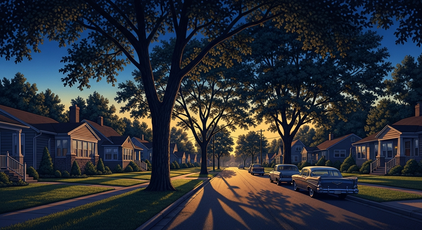 Southport, Indiana — golden-hour neighborhood image