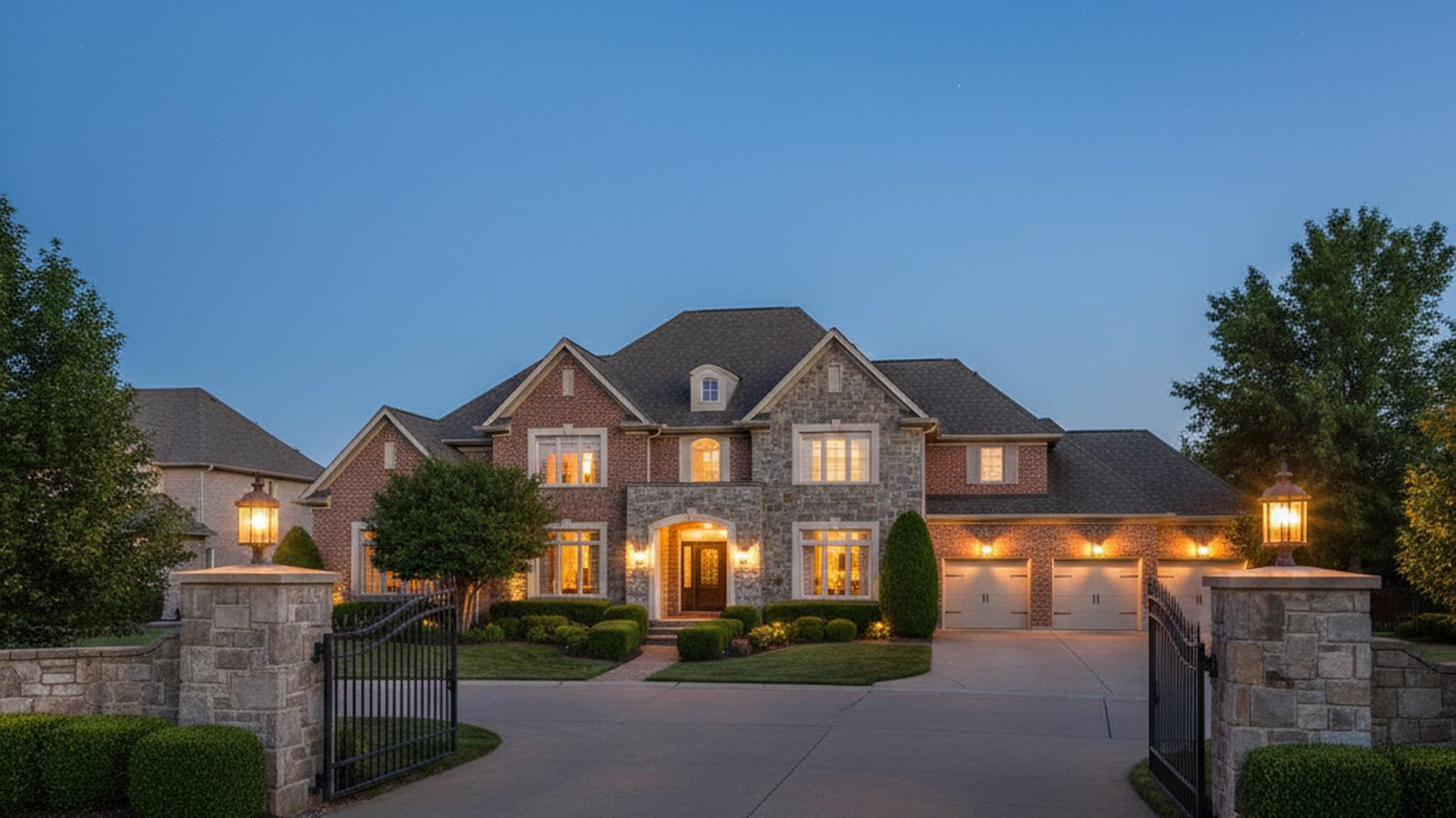Stone Gate, Center Grove, Indiana — neighborhood overview / signature landmark